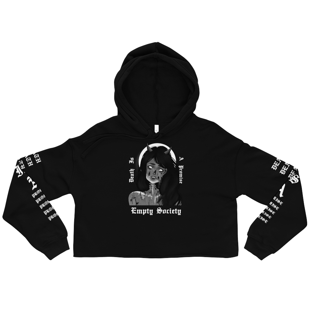 Death Is A Promise - Crop Hoodie