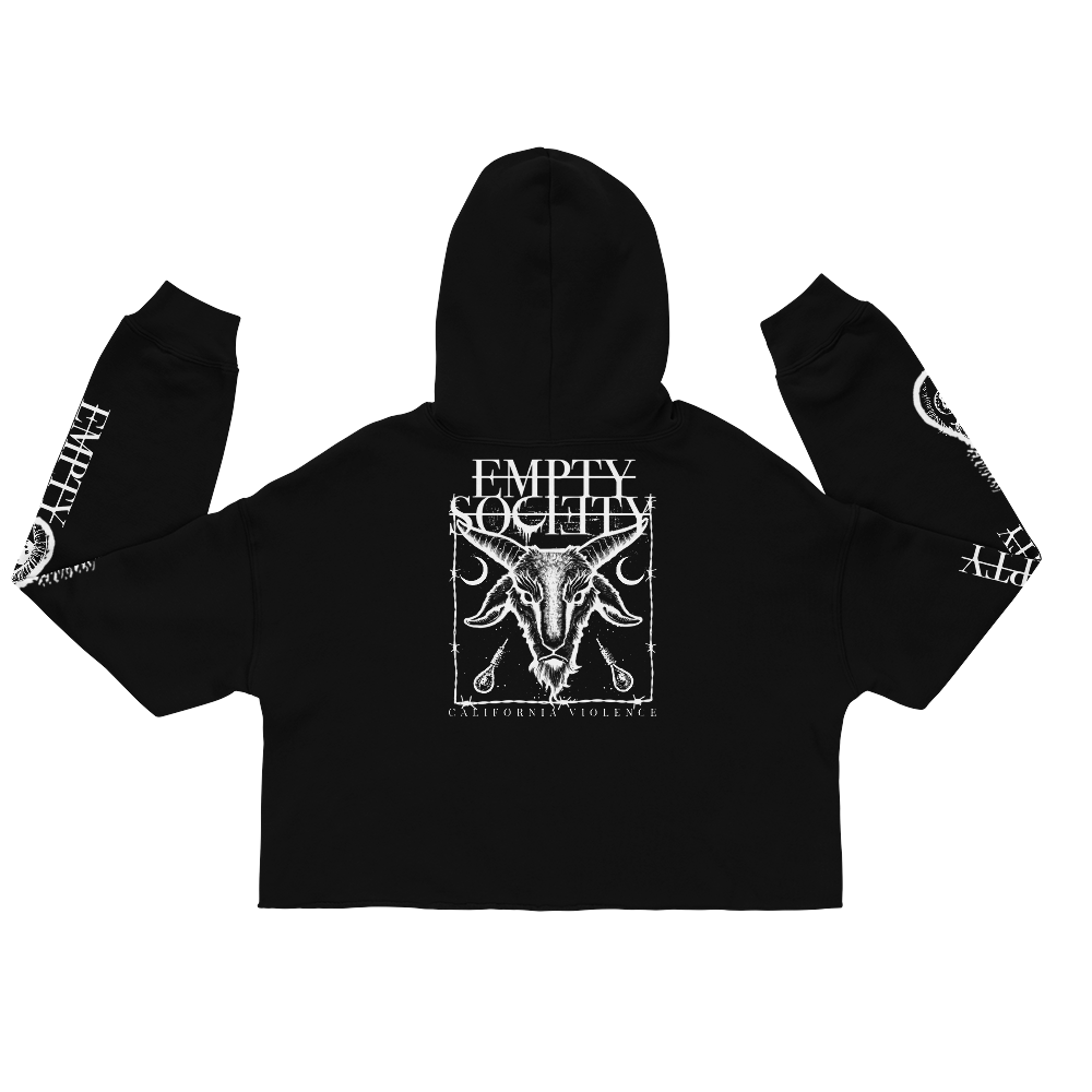 California Violence - Crop Hoodie