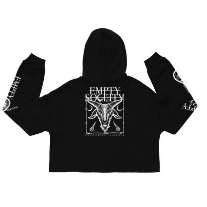 California Violence - Crop Hoodie