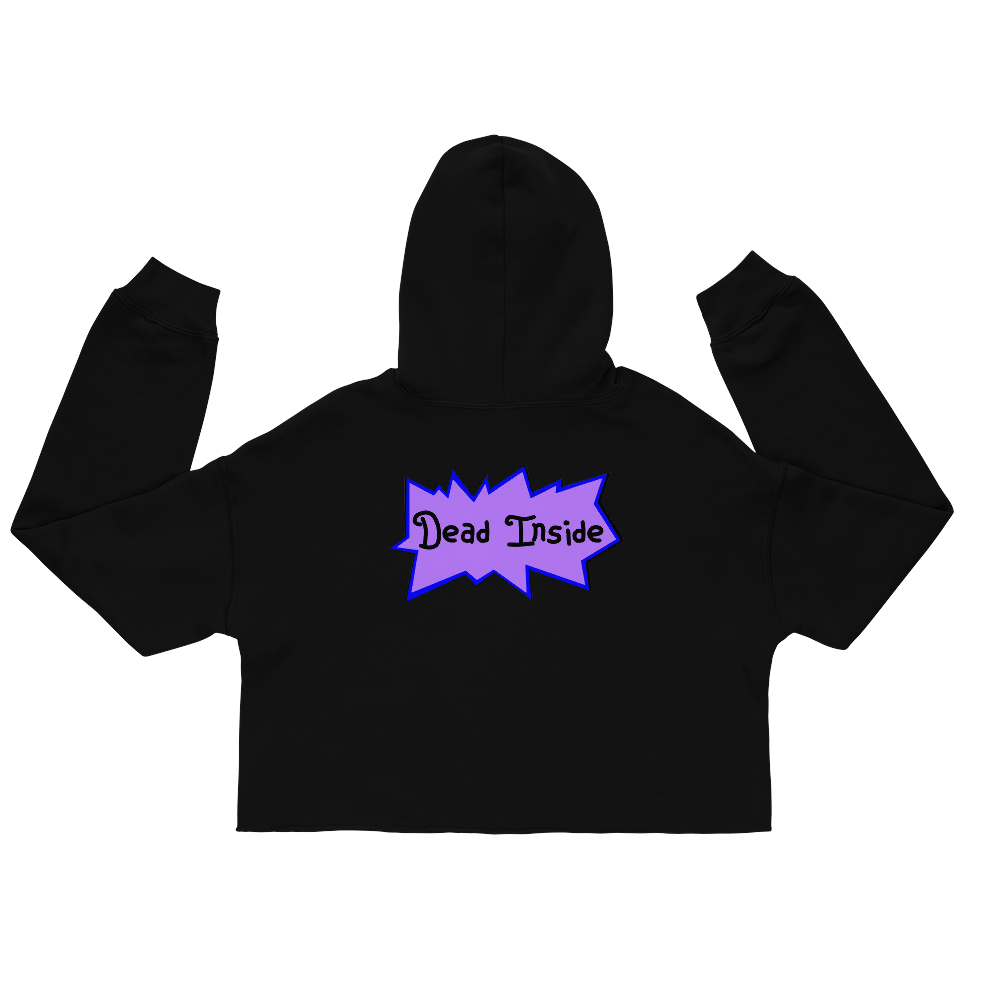 Dead Inside - Crop Hoodie