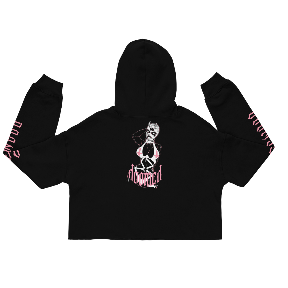 Doomed - Crop Hoodie
