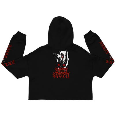 Crossed - Crop Hoodie