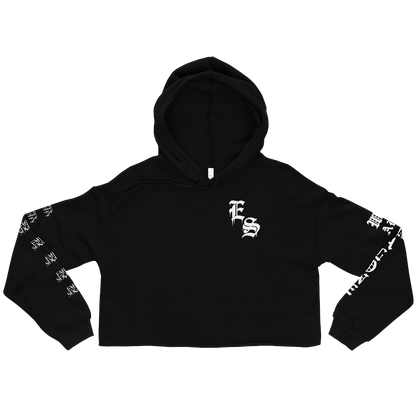 We Are All Alone - Crop Hoodie