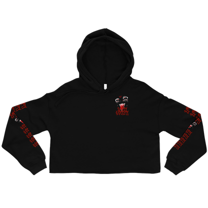 Crossed - Crop Hoodie